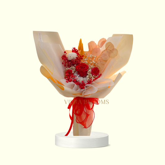 (Dried Flowers) Mina Red