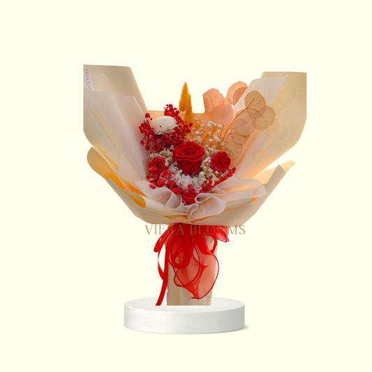 (Dried Flowers) Mina Red